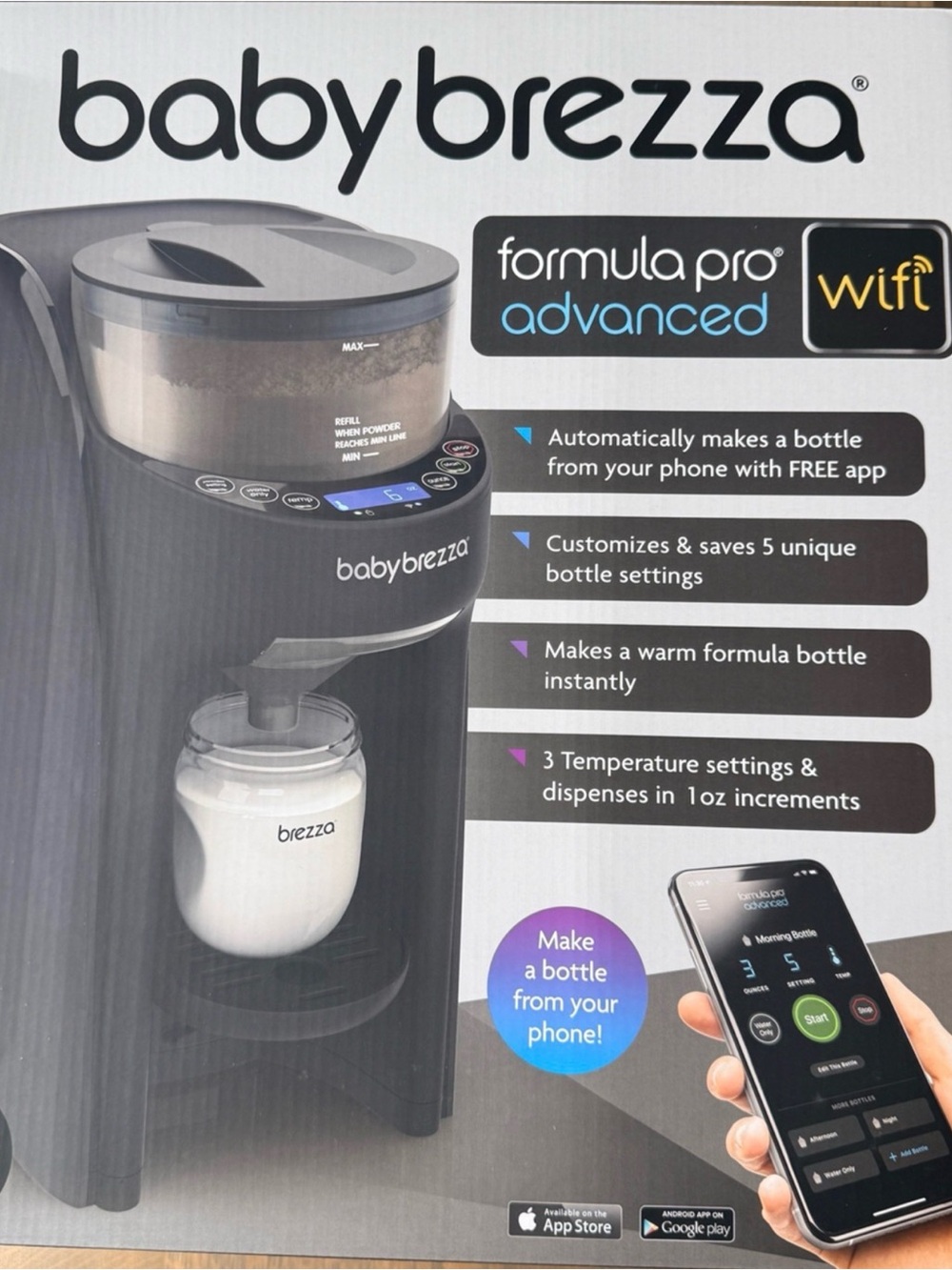 Baby Brezza Formula Pro Advanced WiFi Dispenser - NEW